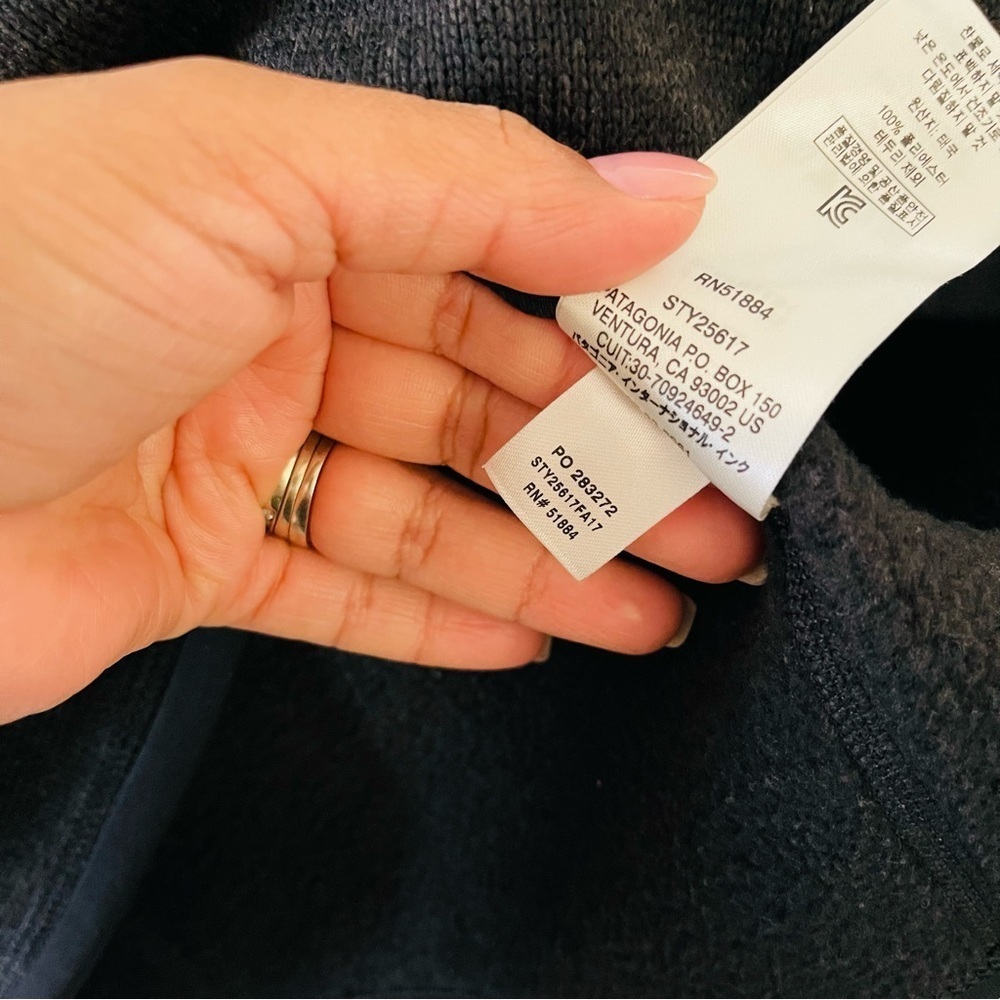 Patagonia Women's Black Better Sweater Zip-Up - Picture 8 of 8